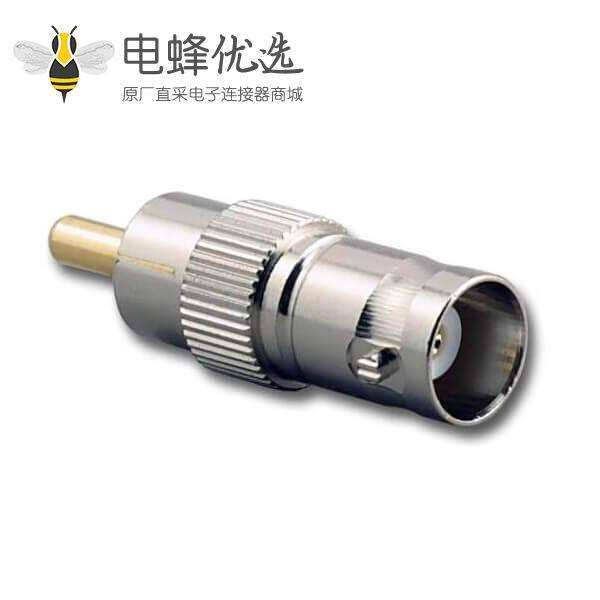 BNC转莲花BNC母转RCA公视频转换头
