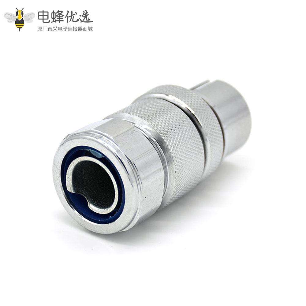 航空插头插座反装公头及母座GX48 8芯直式连接器