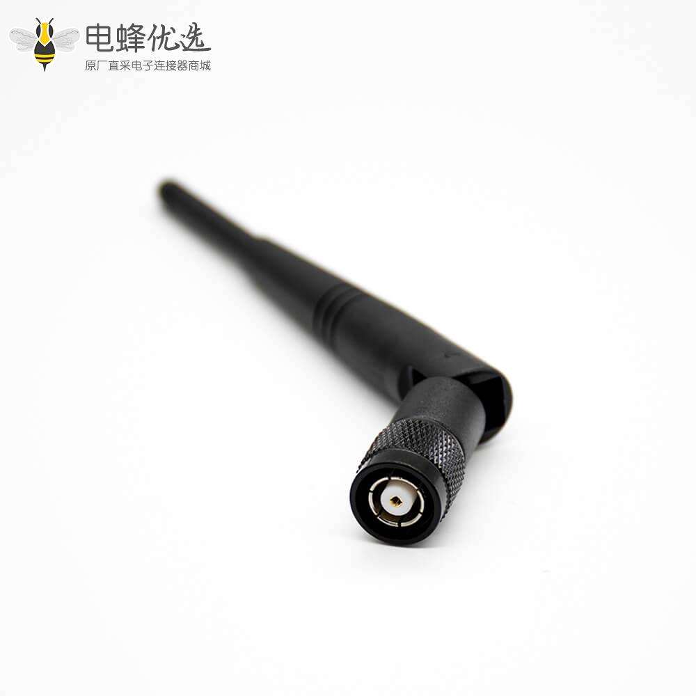 折叠4glet天线反极TNC公头连接器螺纹连接