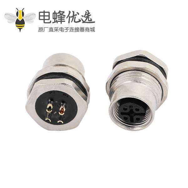 m12螺距是多少标准?5芯航空插头m12连接器介绍