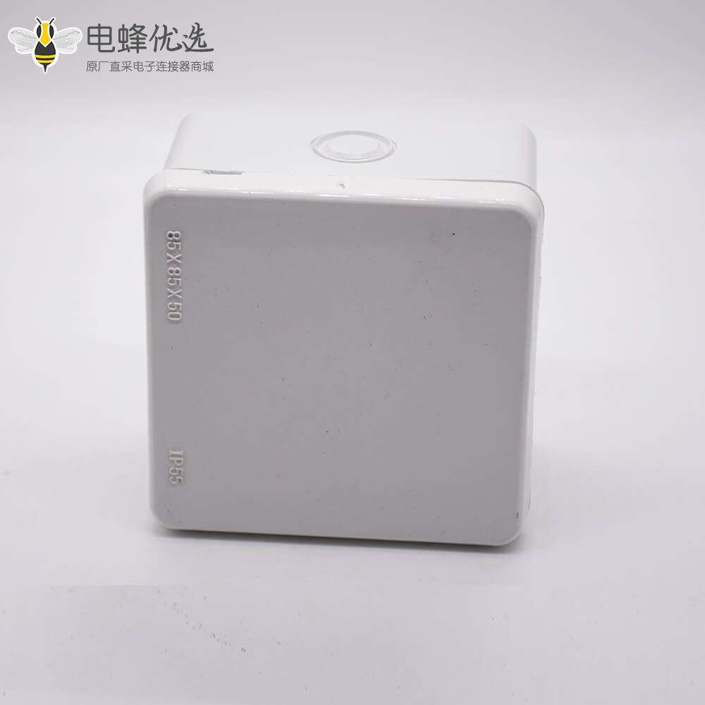 电线防水接线盒ABS塑料IP55螺丝固定85&times;85&times;50防水盒