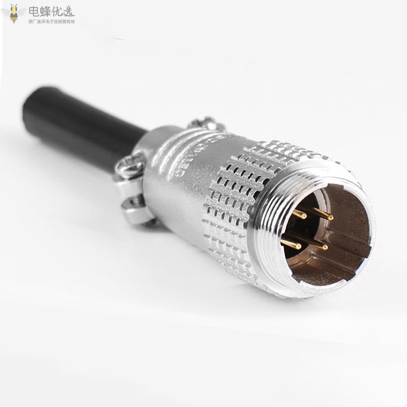 TP20_4芯公母对接连接器航空连接器焊线式插头厂家批发