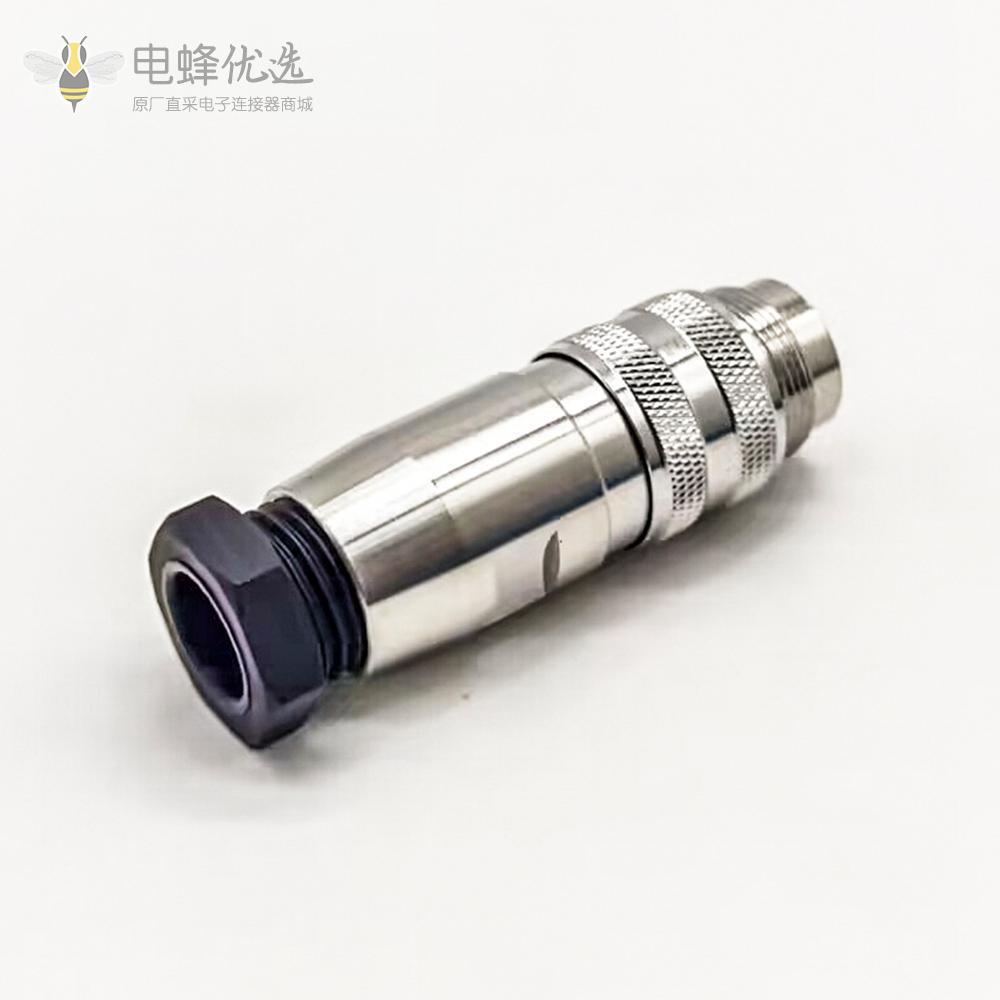 M16系列19针公头直式焊线连接器